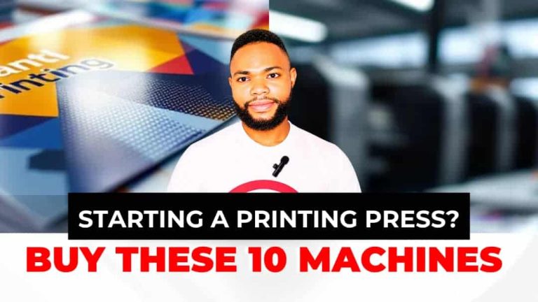 10 printing Machines you need to start a successful printing press